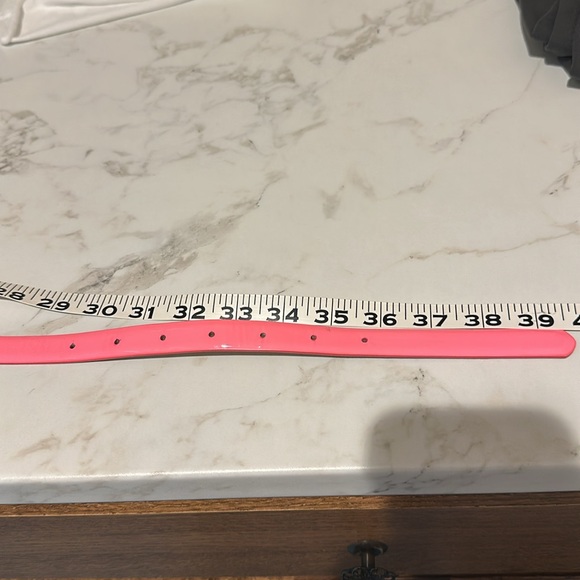 NWOT JCrew Hot Pink Leather Belt - Picture 4 of 4